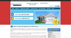 Desktop Screenshot of denver.justgaragedoors.com